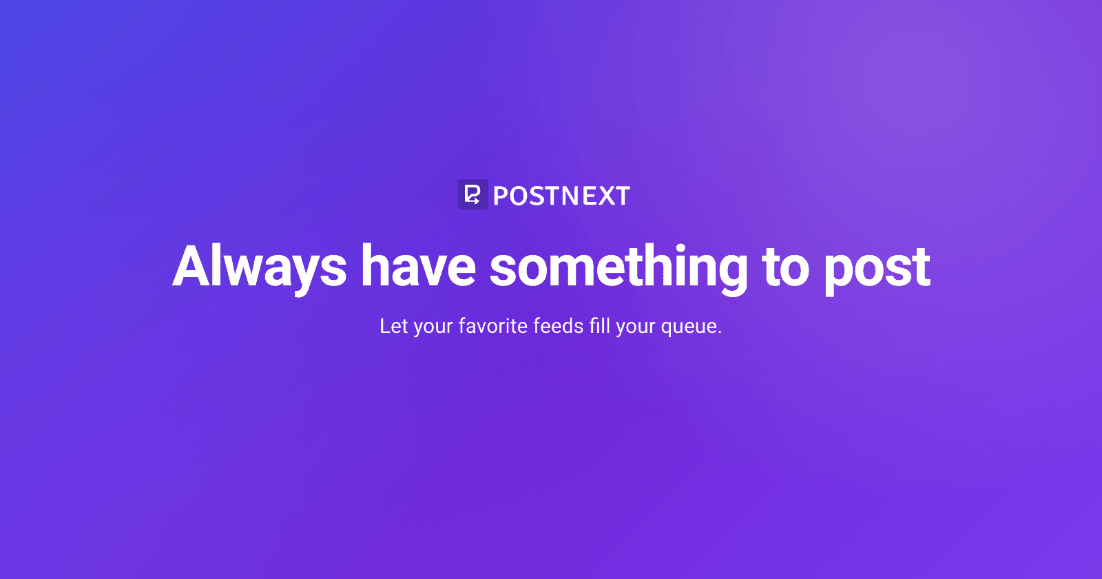 Let your feeds fill your drafts